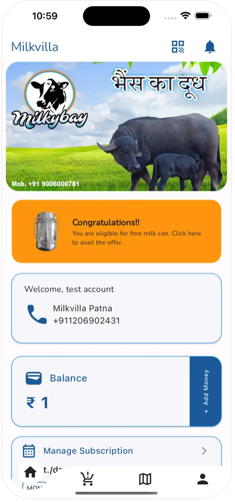 Milkvilla iOS App